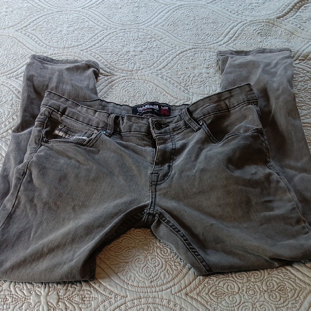 Ecko Unltd Gray‎ Denim Skinny Jeans 34